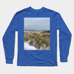 Winter at the mouth of the River Blyth Long Sleeve T-Shirt